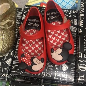 Mini Melissa Disney boots and flats